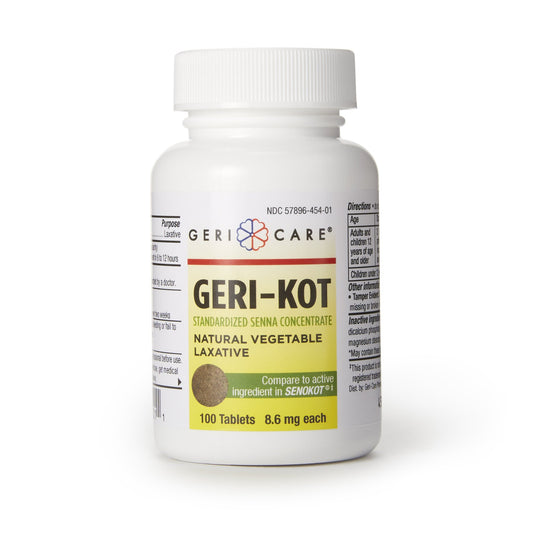 Geri-Care Sennosides Natural Laxative, 100 ct.