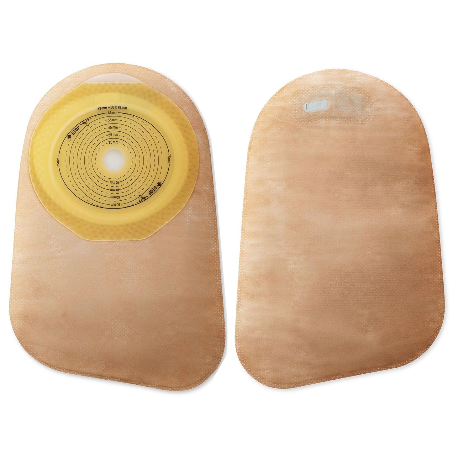 Premier™ One-Piece Closed End Beige Colostomy Pouch, 9 Inch Length, 1-3/8 Inch Stoma, 30 ct