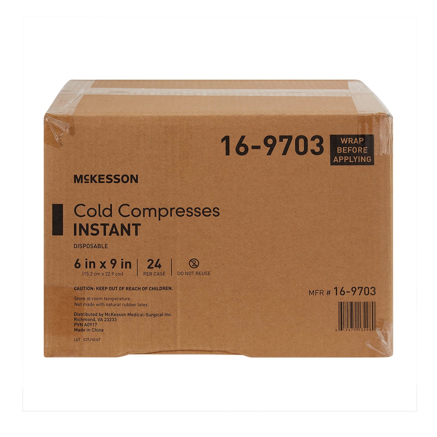 McKesson Instant Cold Pack, 6 x 9 Inch
