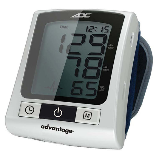 Wrist Blood Pressure Monitors Digital Blood Pressure Machine for Home Use  with Voice LED Backlit Adj