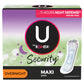 U by Kotex® Security Overnight Maxi Pad with Wings, Unscented, 14 ct