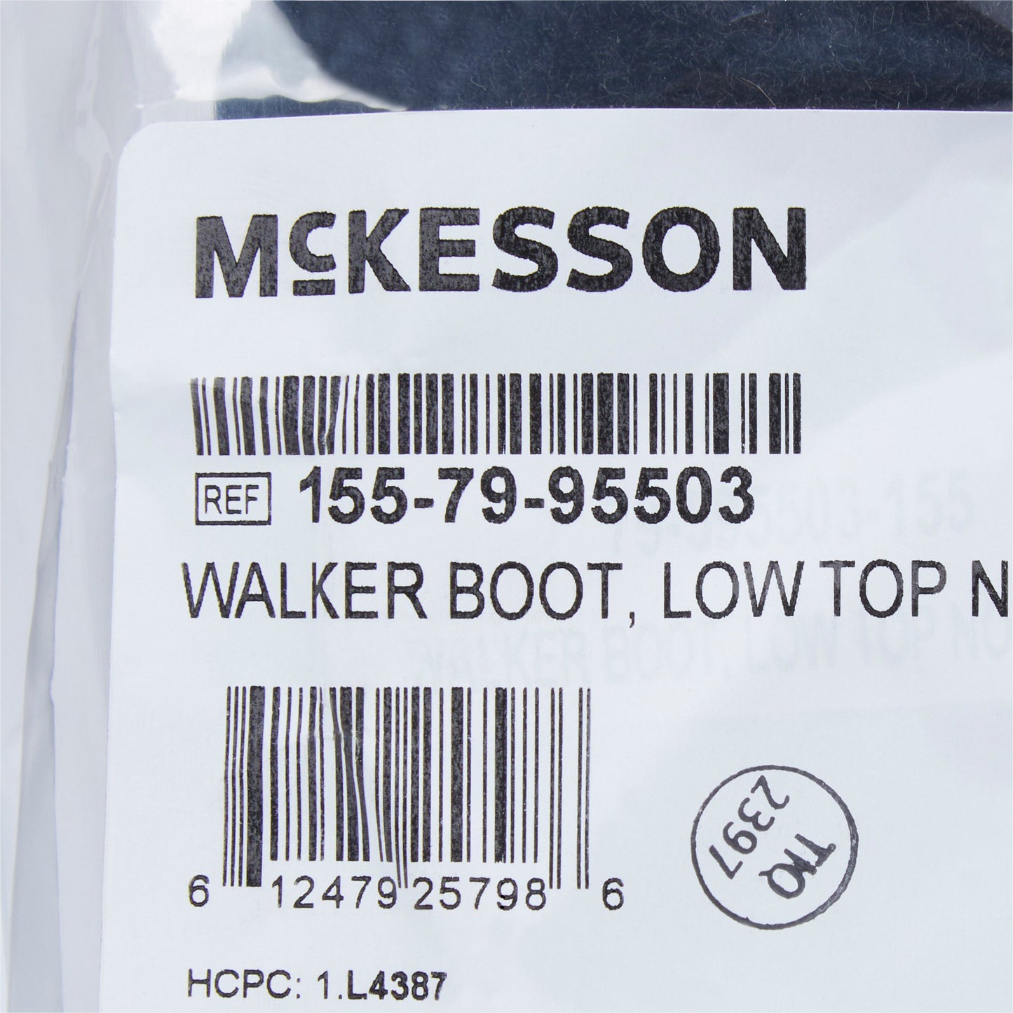 McKesson Standard Walker Boot, Low Top, Small