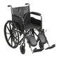 McKesson Wheelchair, 18 Inch Seat Width, Legrest