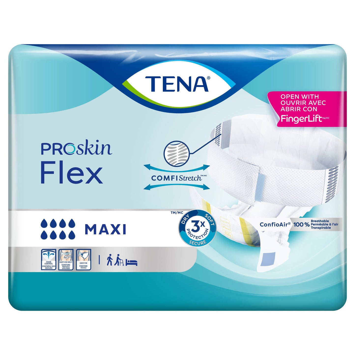 Tena® Flex™ Maxi Incontinence Belted Undergarment, Size 12, 22 ct