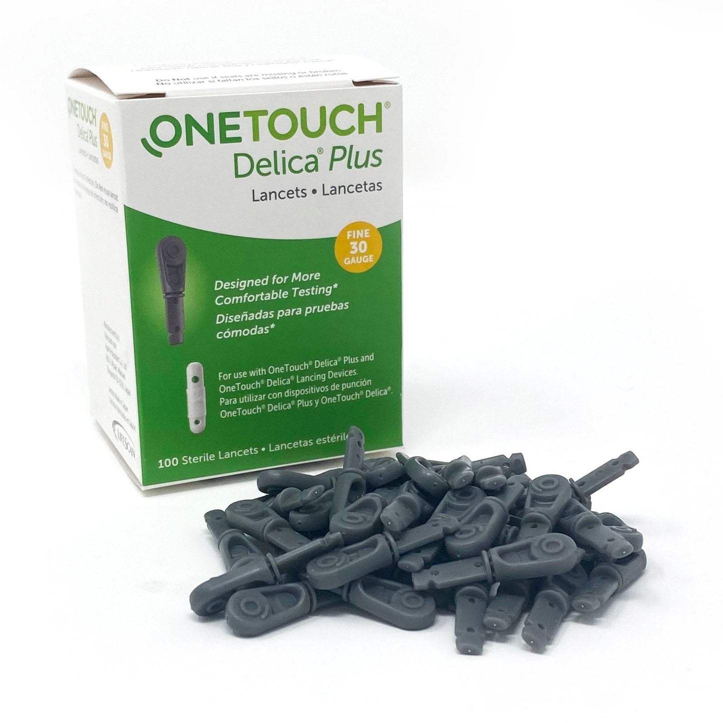 OneTouch Delica Plus Lancets for Diabetes Testing, 100 ct
