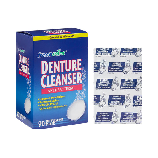 freshmint® Denture Cleanser Anti-Bacterial Tablets