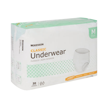 McKesson Classic Light Absorbent Underwear, Medium, 80 ct