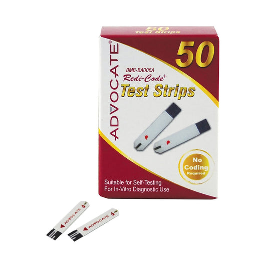 Advocate® Redi-Code® Plus Blood Glucose Test Strips, 50 ct