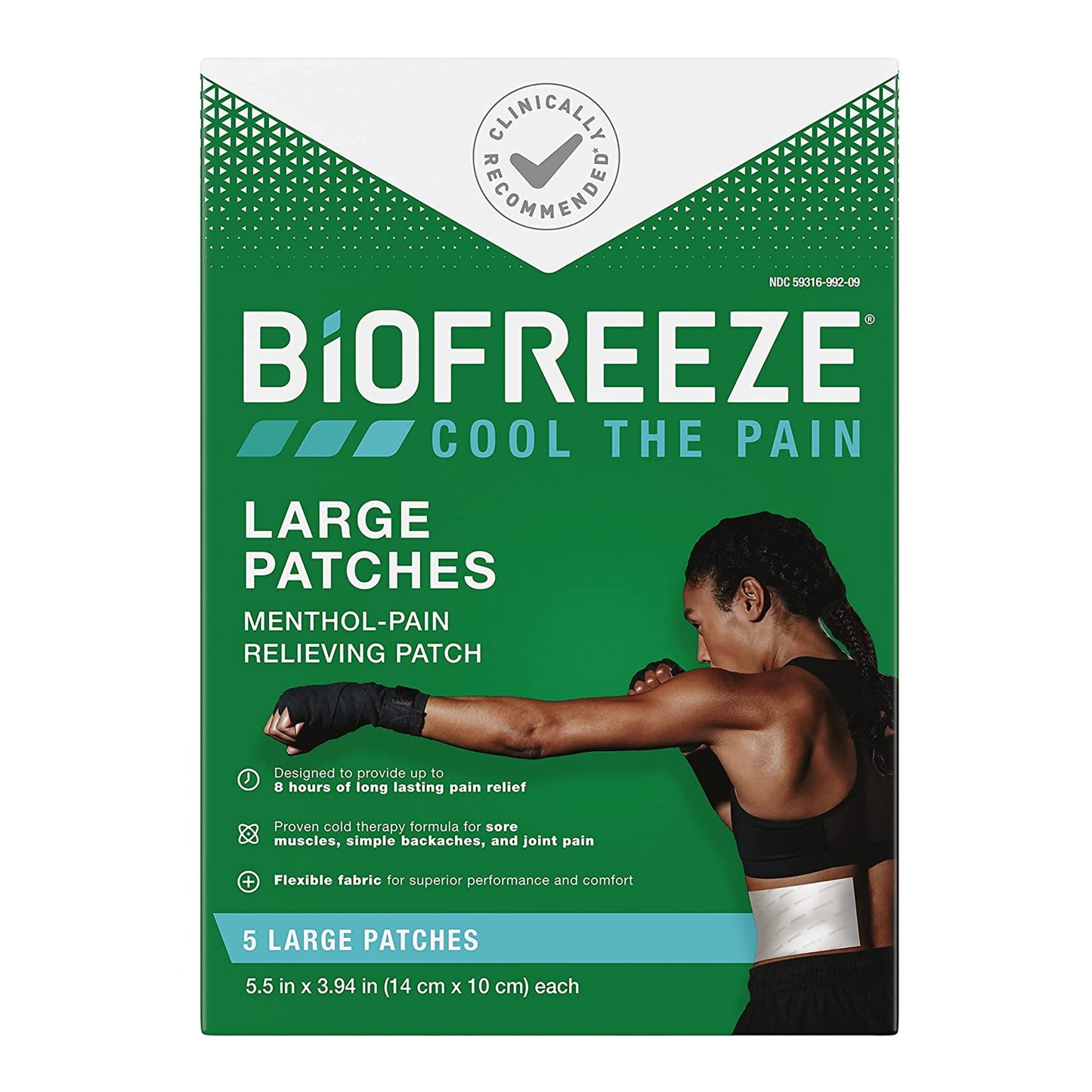 Biofreeze™ Menthol Topical Pain Relief Large Patches, 5 count