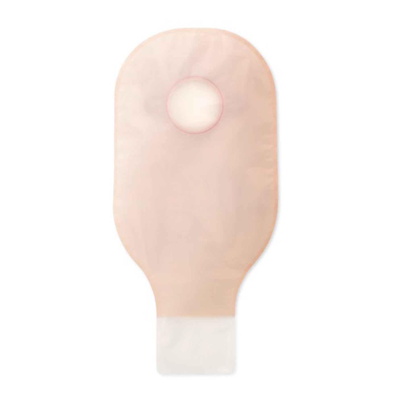 Ostomy Pouch New Image™ Two-Piece System 12 Inch Length Drainable, Clear 4"