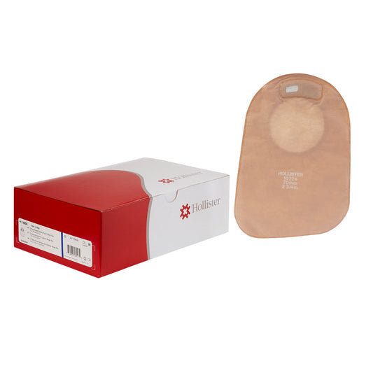 New Image™ Two-Piece Closed End Beige Filtered Ostomy Pouch, 9 Inch Length, 2.75 Inch Flange, 30 ct