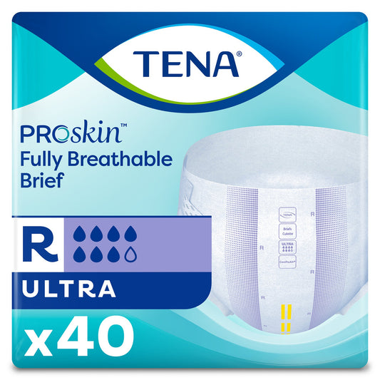 Tena® Ultra Incontinence Brief, Regular, 40 ct