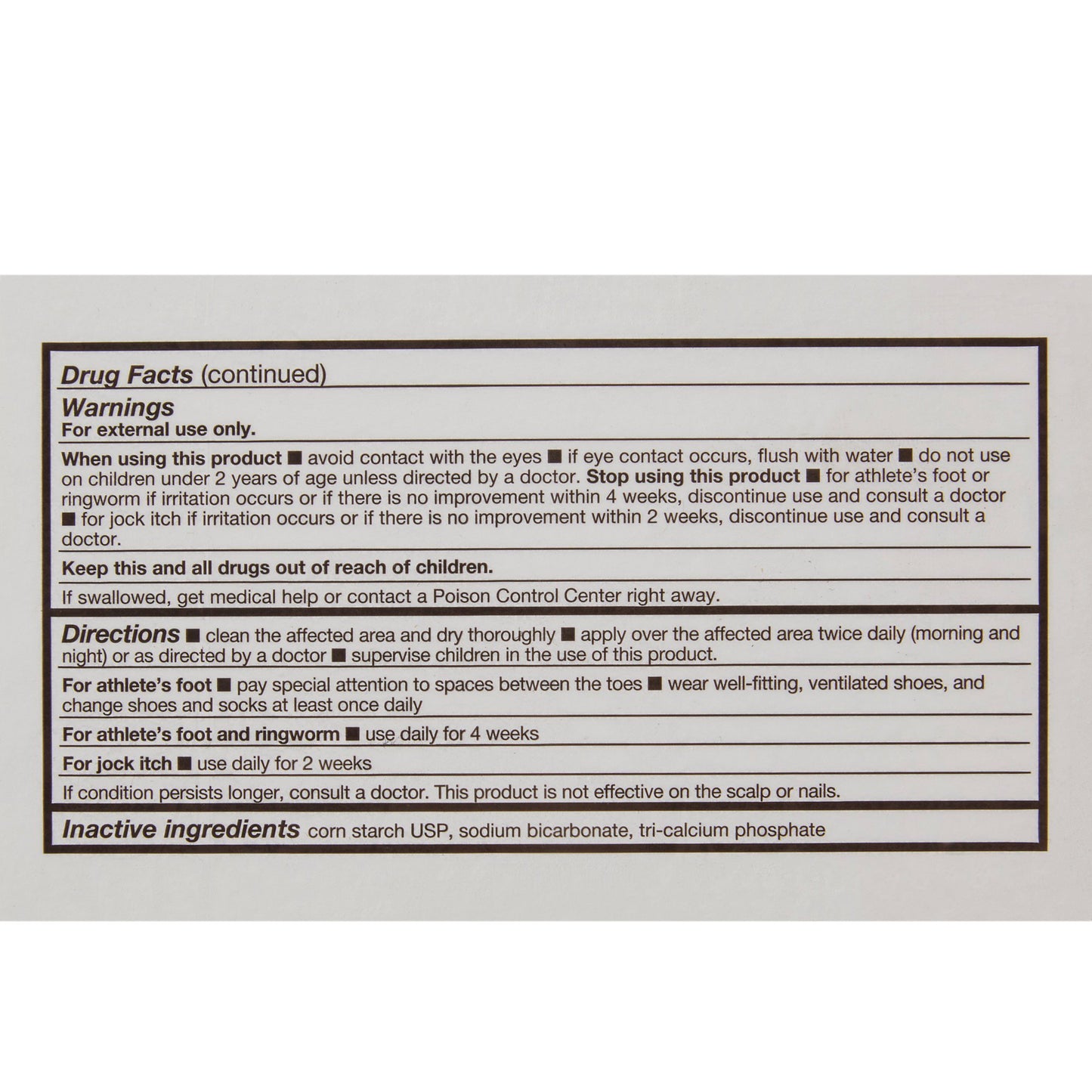 Micro-Guard® Antifungal Powder, 12 ct