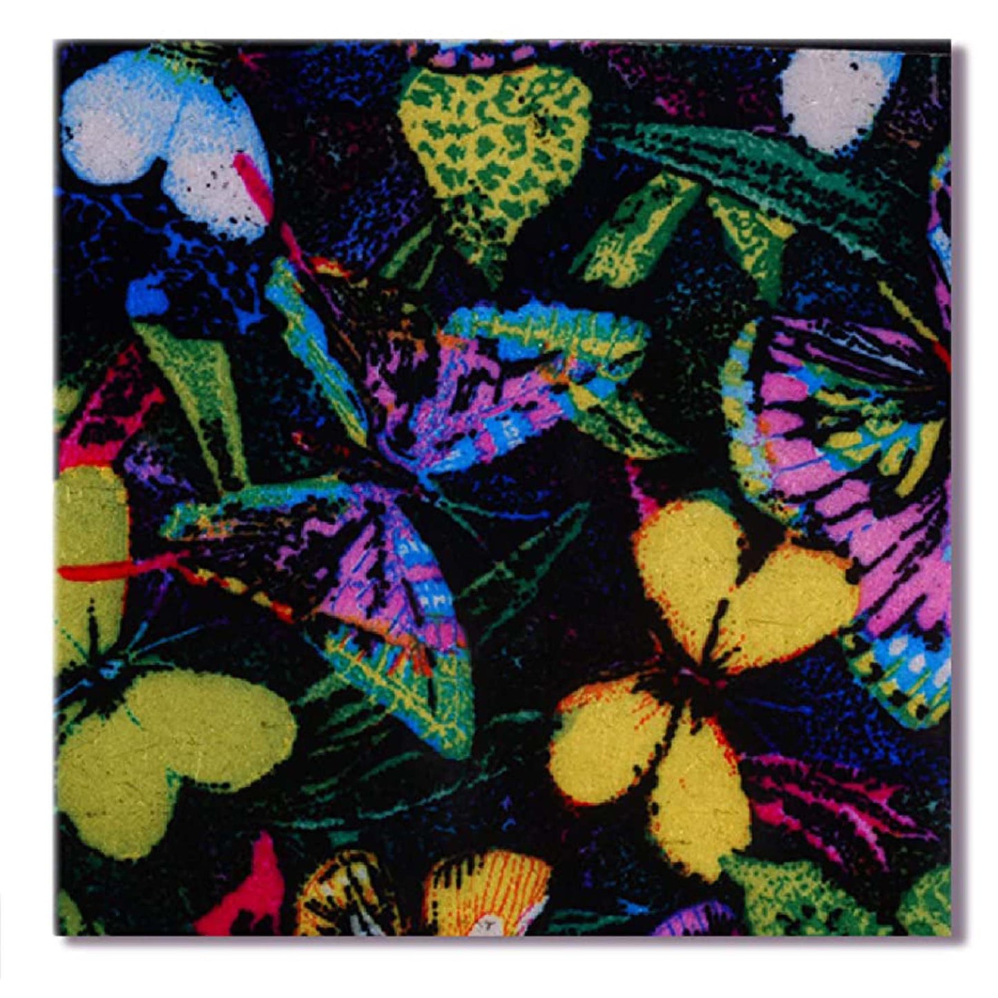 Nova Butterflies Print Offset Cane, 30 – 39 Inch Height